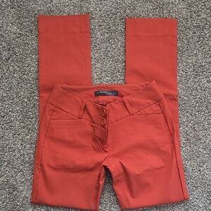 The Limited Burnt Orange Straight Leg Pants